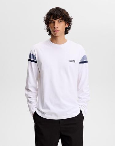 [J.LINDEBERG] [Men Collection] 월시 LS 브리지 티셔츠 _화이트 1526126603