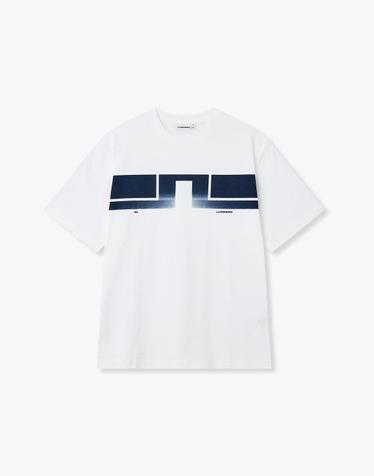 [J.LINDEBERG] [Men Collection] 파시 로고 티 _화이트 1526126602