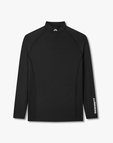 [J.LINDEBERG] [Men] 엘로 컴프레이션 탑_블랙 1516126502