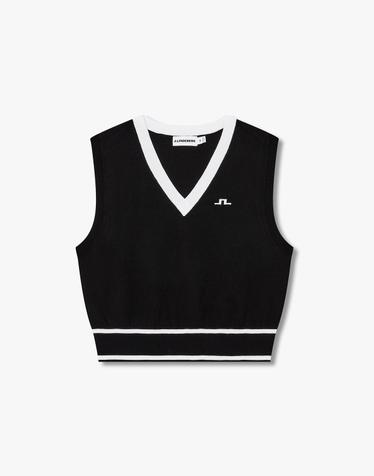 [J.LINDEBERG] [Women] 팰런 베스트 _블랙 1546128808