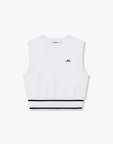 [J.LINDEBERG] [Women] 팰런 베스트 _화이트 1546128806