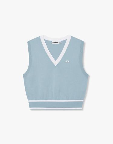 [J.LINDEBERG] [Women] 팰런 베스트 _블루 1546128807