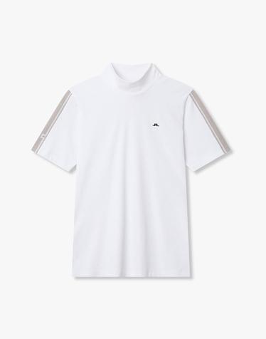 [J.LINDEBERG] [Women] 엘르 하이넥 립 셔츠_화이트 1546126914