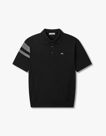 [J.LINDEBERG] [Men] 존 스웨터 폴로_블랙 1516128904