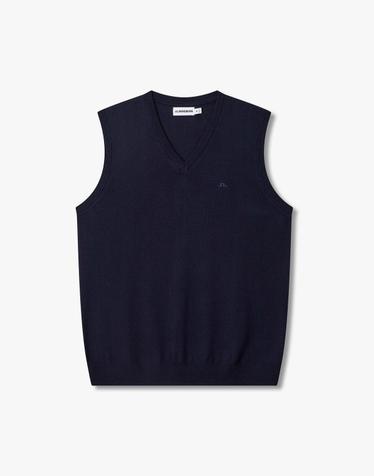 [J.LINDEBERG] [Men] 리암 니티드 베스트_네이비 1516128502