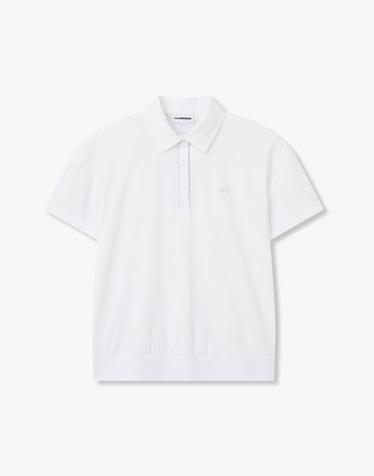 [J.LINDEBERG] [Women] 밀리 골프 폴로_화이트 1546126937