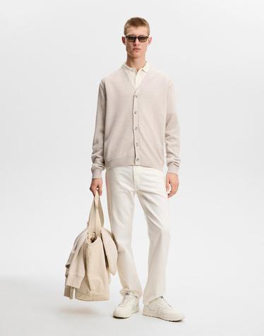 [J.LINDEBERG] [Men Collection] 자레드 메리노 가디건_멜란지베이지 1526128501