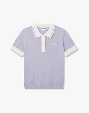 [J.LINDEBERG] [Women] 릴레이 니티드 폴로_라이트 퍼플 1546328801