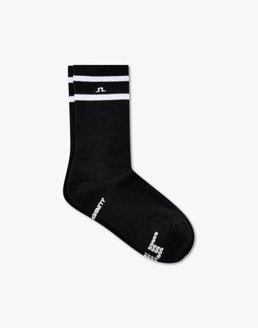 [J.LINDEBERG] [Women] 크루 삭스_블랙 1546374901