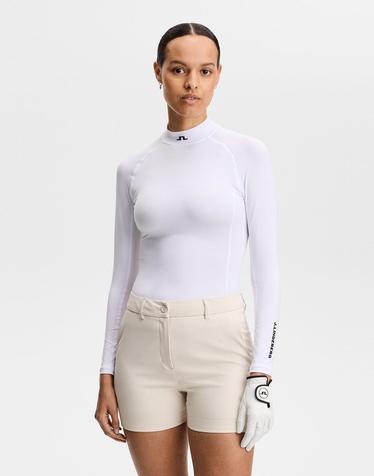 [J.LINDEBERG] [Women] 엘라 컴프레션 탑_화이트 1546326011