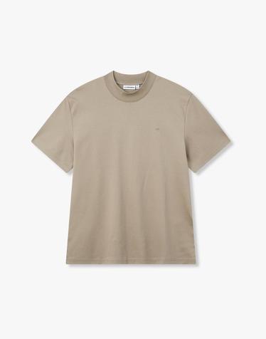 [J.LINDEBERG] [Men Collection] 에이스 모크넥 티셔츠_카키 베이지 1526326502