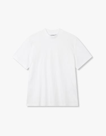 [J.LINDEBERG] [Men Collection] 에이스 모크넥 티셔츠_화이트 1526326500