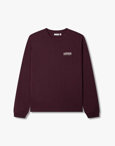 [J.LINDEBERG] [Men Collection] 파시 롱 슬리브 티_와인 1526326504