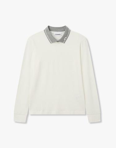 [J.LINDEBERG] [Women] 아이비 AR 롱 슬리브 폴로_화이트 1546326910