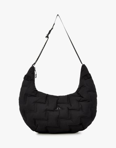 [J.LINDEBERG] [Women Collection] 안나 퀼티드 호보백_블랙 1556370001