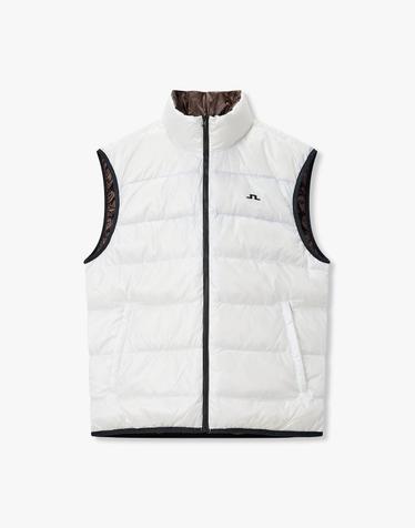 [J.LINDEBERG] [Men] 루카 리버서블 베스트_화이트 1516311803