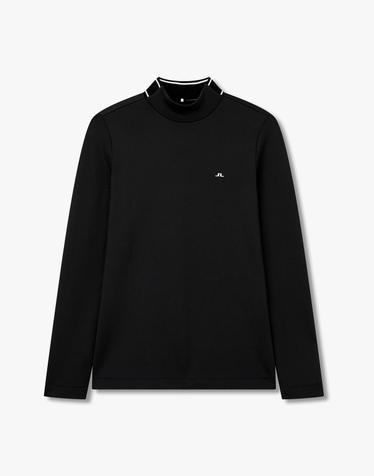 [J.LINDEBERG] [Women] 라이라 소프트 브러시드 하이넥_블랙 1546326922