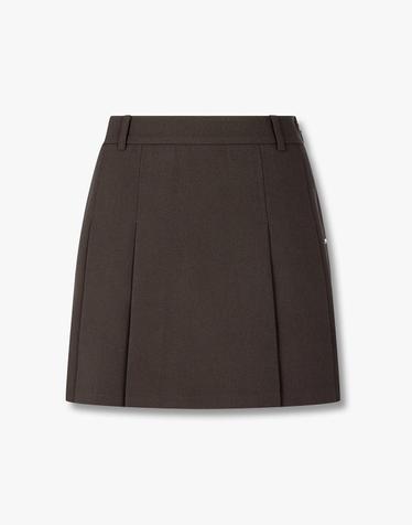 [J.LINDEBERG] [Women] 넬리 울라이크 스커트_브라운 1546343911