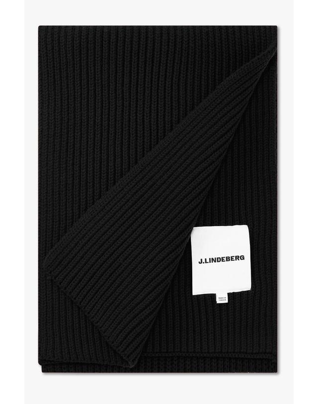 제이린드버그 [J.LINDEBERG] [Men Collection] 플레처 스카프_블랙 1526177621 착용컷