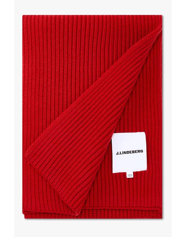 제이린드버그 [J.LINDEBERG] [Men Collection] 플레처 스카프_레드 1526177620 착용컷