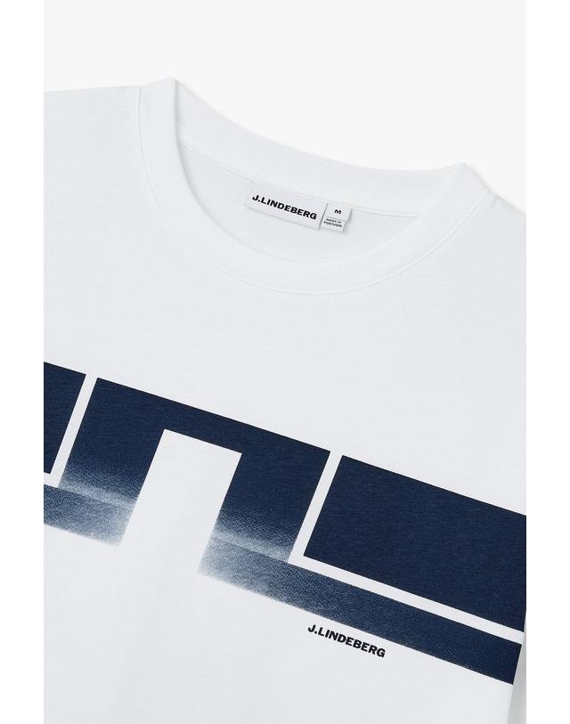 제이린드버그 [J.LINDEBERG] [Men Collection] 파시 로고 티 _화이트 1526126602 착용컷