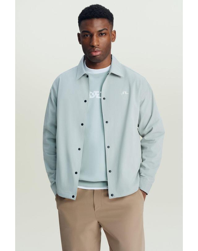 제이린드버그 [J.LINDEBERG] [Men Collection] 덱스 코치 오버셔츠_터콰이즈 1526111502 착용컷