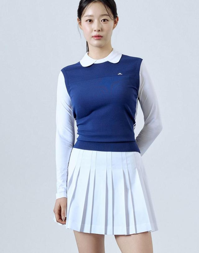 제이린드버그 [J.LINDEBERG] [Women] 이네스 플리츠 스커트_화이트 1546143912 착용컷