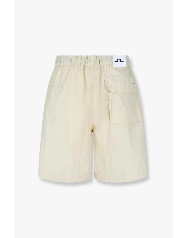 제이린드버그 [J.LINDEBERG] [Men Collection] 바비 크링클 반바지_베이지 1526340601 착용컷