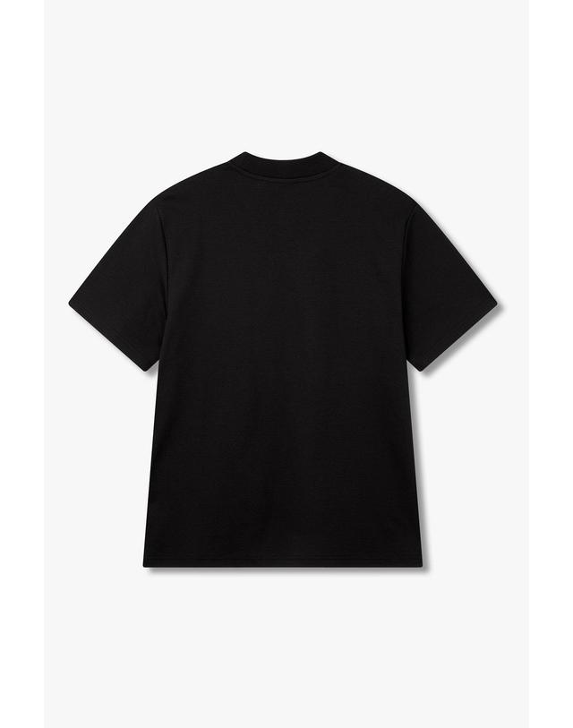 제이린드버그 [J.LINDEBERG] [Men Collection] 에이스 모크넥 티셔츠_블랙 1526326501 착용컷