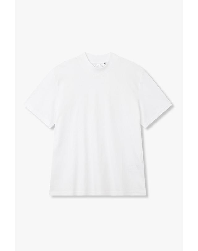 제이린드버그 [J.LINDEBERG] [Men Collection] 에이스 모크넥 티셔츠_화이트 1526326500 착용컷