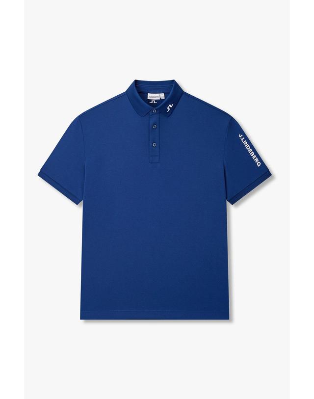 제이린드버그 [J.LINDEBERG] M Tour Tech Polo _블루 1516326600 착용컷