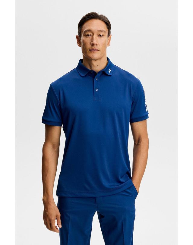 제이린드버그 [J.LINDEBERG] M Tour Tech Polo _블루 1516326600 착용컷