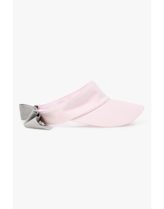 제이린드버그 [J.LINDEBERG] [Women] 리본 바이저_라이트 핑크 1546371905 착용컷