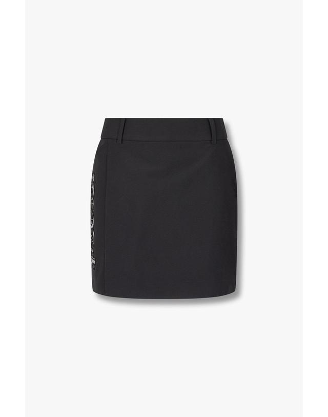 필립플레인골프 [PHILIPP PLEIN GOLF] [Women] 에센셜 H라인 스커트_블랙 PP44143501 착용컷