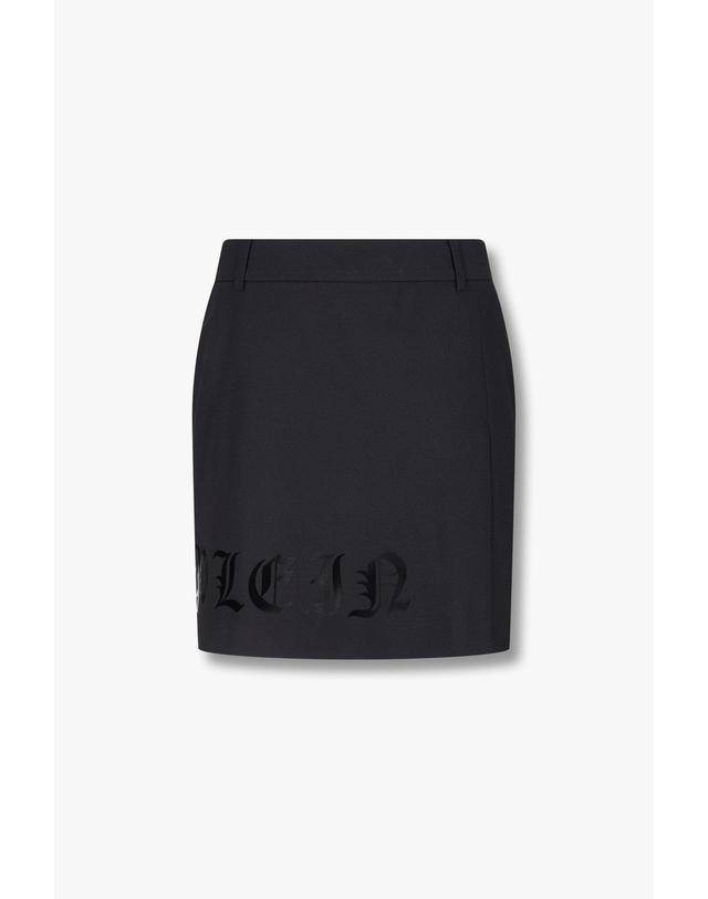 필립플레인골프 [PHILIPP PLEIN GOLF] [Women] 그래픽 A라인 스커트_블랙 PP44143518 착용컷
