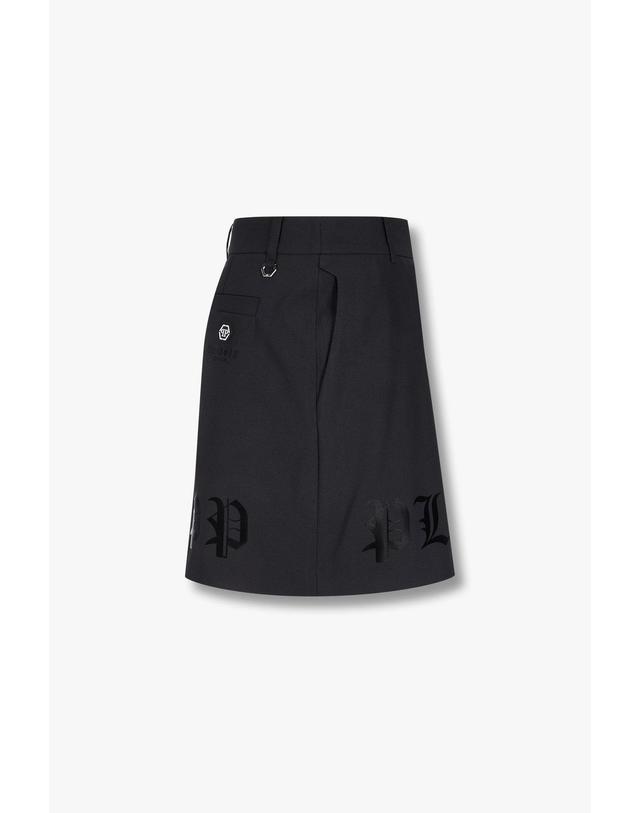 필립플레인골프 [PHILIPP PLEIN GOLF] [Women] 그래픽 A라인 스커트_블랙 PP44143518 착용컷