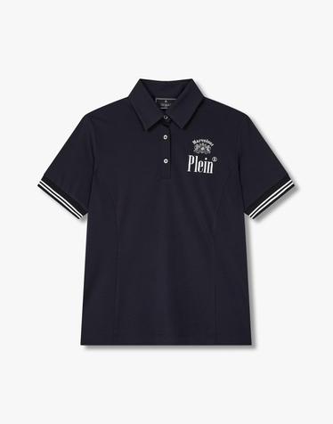 [PHILIPP PLEIN GOLF] [Women] SP 에센셜 피케 티셔츠_블랙 PP45126512