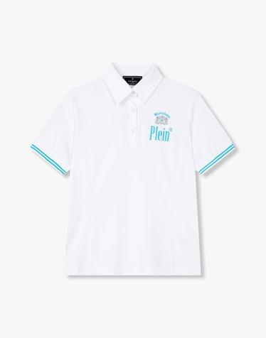 [PHILIPP PLEIN GOLF] [Women] SP 에센셜 피케 티셔츠_화이트 PP45126511