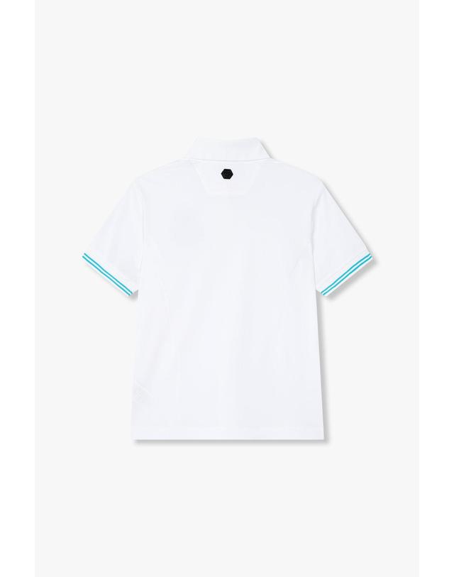 필립플레인골프 [PHILIPP PLEIN GOLF] [Women] SP 에센셜 피케 티셔츠_화이트 PP45126511 착용컷