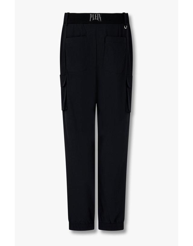 필립플레인골프 [PHILIPP PLEIN GOLF] [Women] 우븐 조거 팬츠_블랙 PP45140508 착용컷