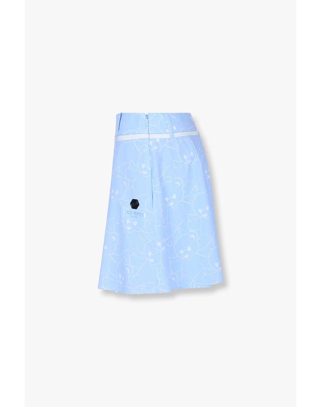 필립플레인골프 [PHILIPP PLEIN GOLF] [Women] 테디 패턴 스커트_스카이블루 PP45143801 착용컷