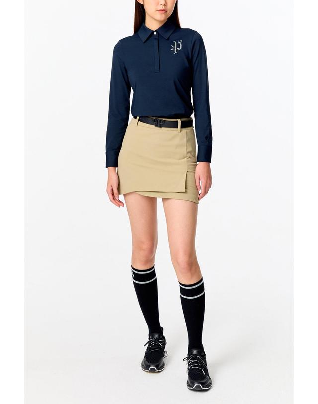 필립플레인골프 [PHILIPP PLEIN GOLF] [Women] 에센셜 스커트_베이지 PP44343502 착용컷