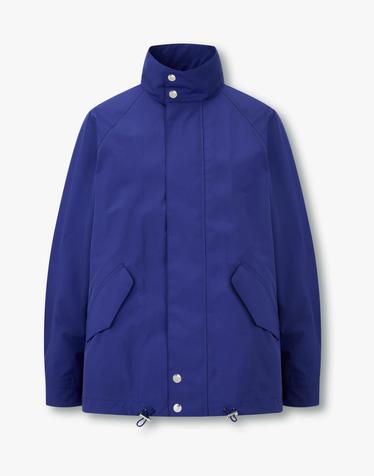[MAN ON THE BOON] [MACKINTOSH] 하이넥 레인 자켓_블루 4715109107