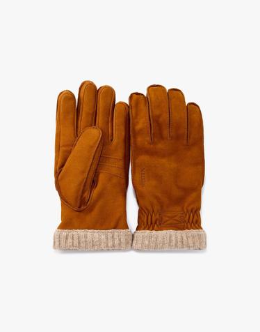 [MAN ON THE BOON] [HESTRA] NUBUCK 글러브_브라운 4715316404