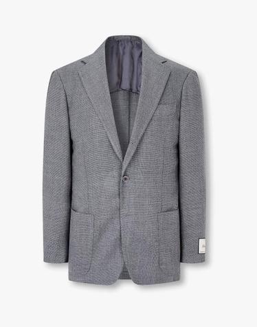 [MAN ON THE BOON] [RING JACKET] 울 싱글 자켓_멜란지 그레이 4716102302