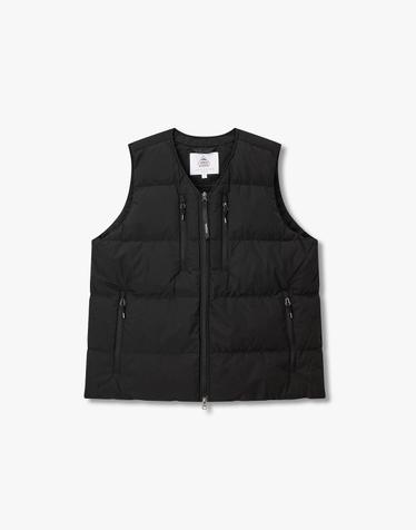 [MAN ON THE BOON] [PYRENEX] 브이넥 다운 패딩 베스트_블랙 4715309204