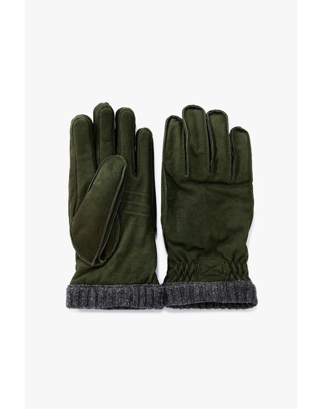 맨온더분 [MAN ON THE BOON] [HESTRA] NUBUCK 글러브_그린 4715316405 착용컷