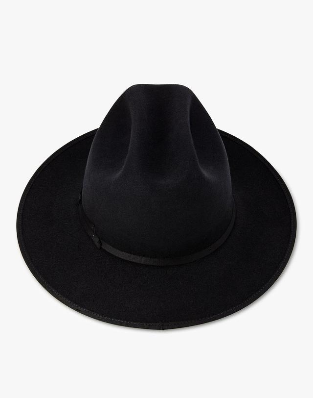 맨온더분 [MAN ON THE BOON] [BAILEY OF HOLLYWOOD] THE ARCHITECT 퍼 펠트 햇_블랙 4715324301 착용컷