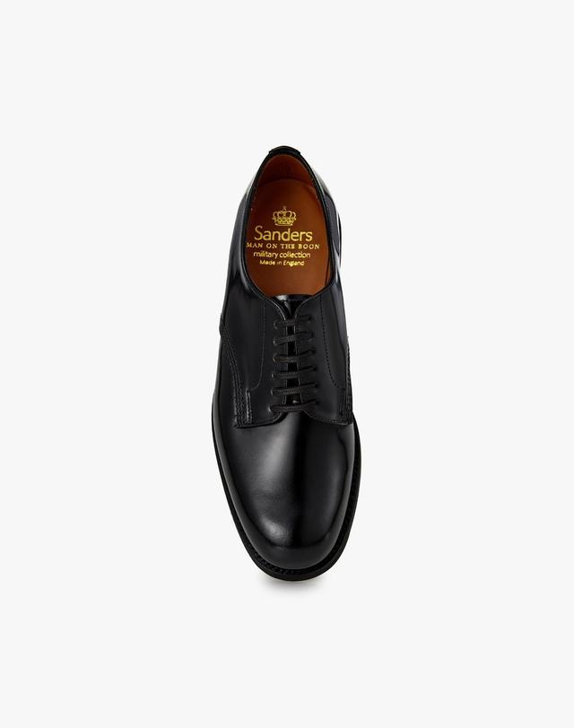 맨온더분 [MAN ON THE BOON] [SANDERS] OFFICER SHOE 폴리싱 레더 로퍼_블랙 4715118201 착용컷