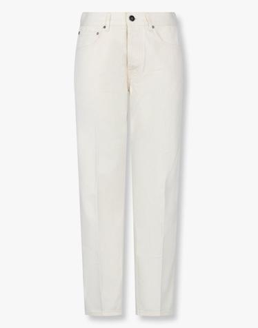 [LARDINI] 테이퍼드 핏 데님 팬츠 _크림 1915105022